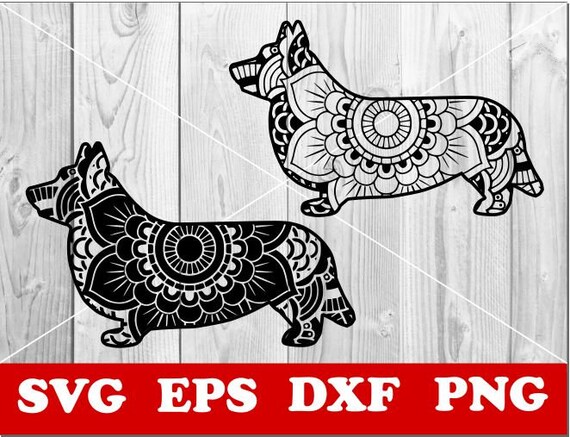 Download Corgi Svg Corgi Mandala Svg Zentangle Svg Dog Svg Dog Etsy