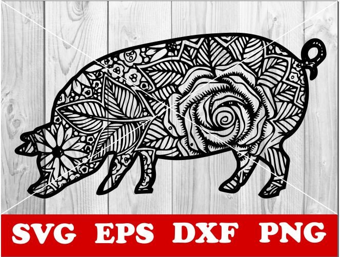 Free Free Mandala Pig Svg 200 SVG PNG EPS DXF File