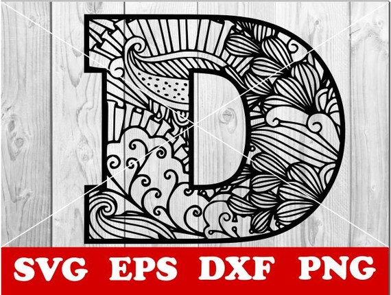 Download Alphabet D Svg Mandala Svg Mandala Alphabet Svg Mandala Etsy PSD Mockup Templates
