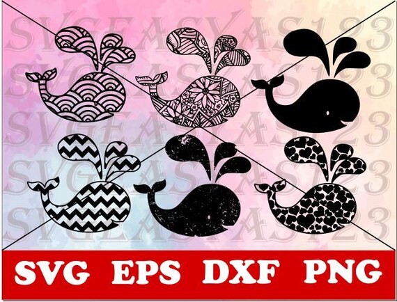 Download Whale Svg Mandala Svg Whale Mandala Svg Whale Stencil Svg Etsy