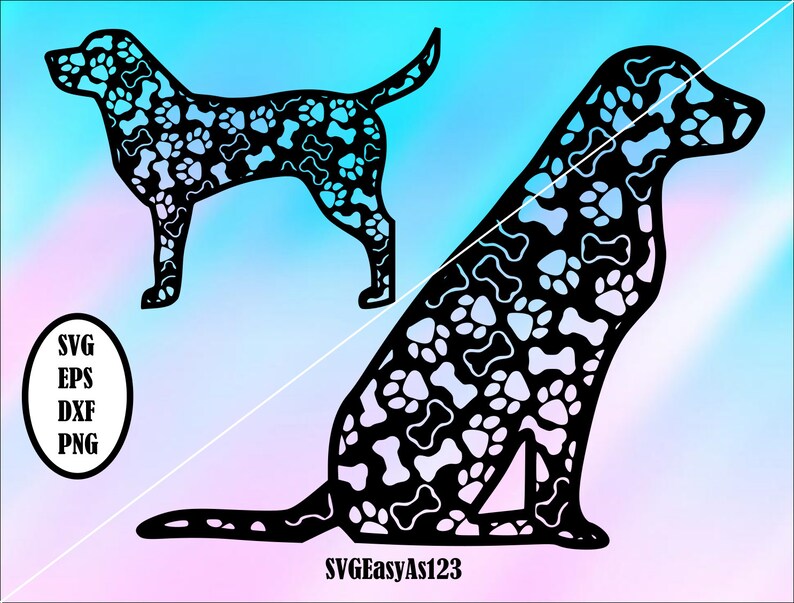 Download Labrador svg Labrador mandala Svg Zentangle SVG Dog SVG | Etsy