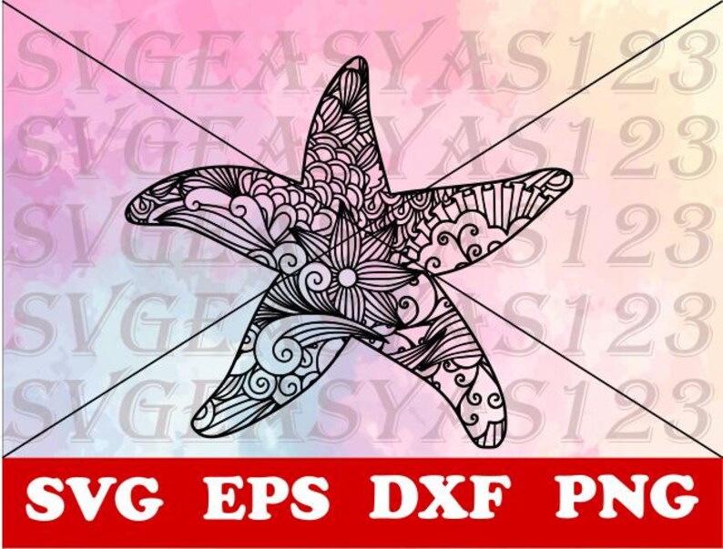 Download Starfish Mandala svg starfish mandala cricut svg file. | Etsy