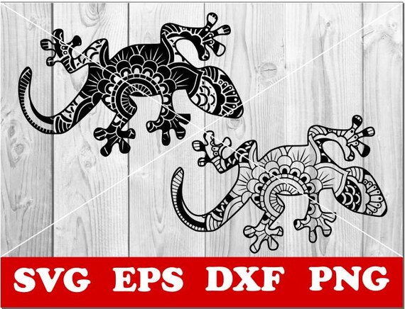Download Lizard Mandala Svg Paper Cut Template