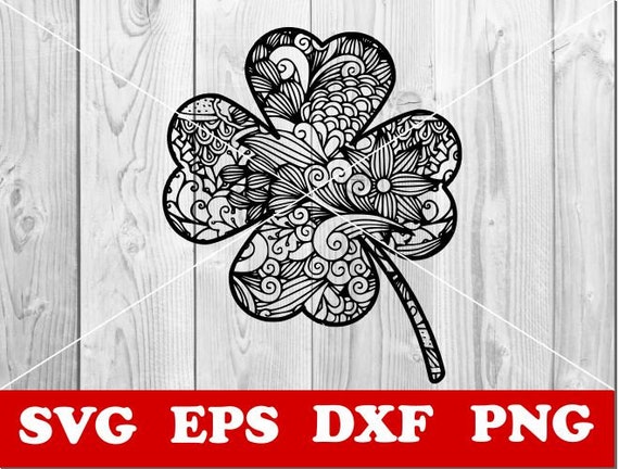 Download Shamrock Svg Shamrock Mandala Svg Shamrock Zentangle Svg Etsy