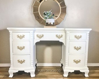 vanity desk grey vintage white vanity desk vanity desk etsy vanity desk grey vintage white vanity desk vanity desk etsy