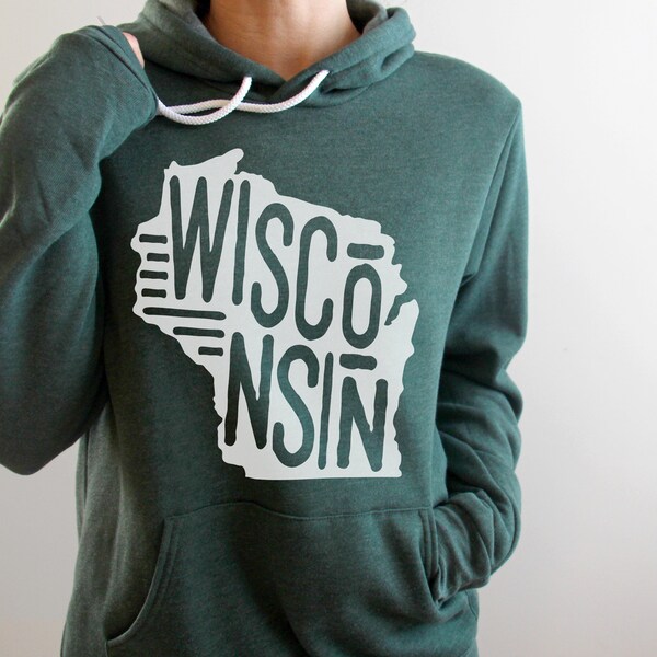 Wisconsin Sweatshirt For Women, Wisconsin Hoodie, Wisconsin State Pullover Sweater, Comfortable State Sweatshirt For Women