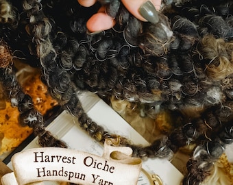 Harvest Oiche Chunky Coil Art Yarn, Sold in 2 Yard Increments & Made to Order