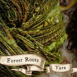 Fio de lã volumoso Forest Roots Worsted/Aran Art, vendido em incrementos de 25 jardas e feito sob encomenda