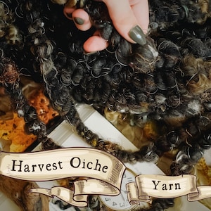 Hilo artístico en bobina gruesa Harvest Oiche, vendido en incrementos de 2 yardas y hecho a pedido