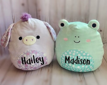 Custom Squishmallow, Personalized Squishmallow, Easter gifts for girls, Squishmallow Birthday Gift, Donkey Plush, Frog Plush, Gifts for Teen