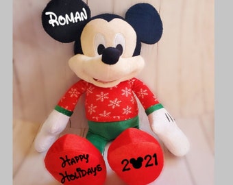 Christmas Mickey Mouse, Holiday Mickey Mouse, Disney Christmas, Holiday Mickey 2023, Mickey Mouse 2023, Mickey Christmas Gift, Custom Mickey