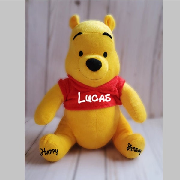 Winnie the Pooh Plush, Pooh Bear, Pooh Gifts, Winnie the Pooh Nursery, Winne the Pooh Birthday, Winnie the Pooh Gifts, Pooh Baby Gift