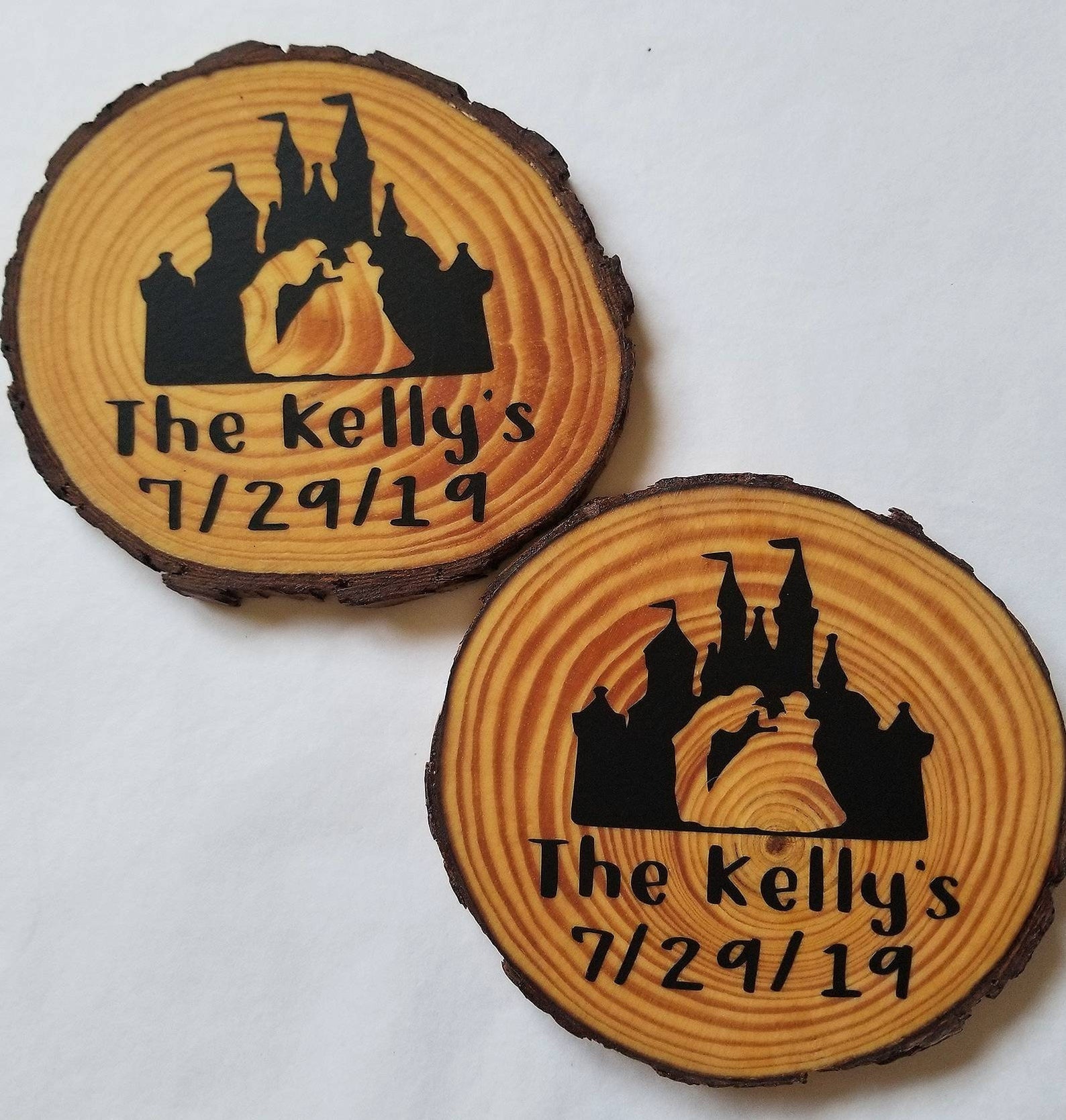 Disney Coasters Personalized Disney Disney home decor Etsy