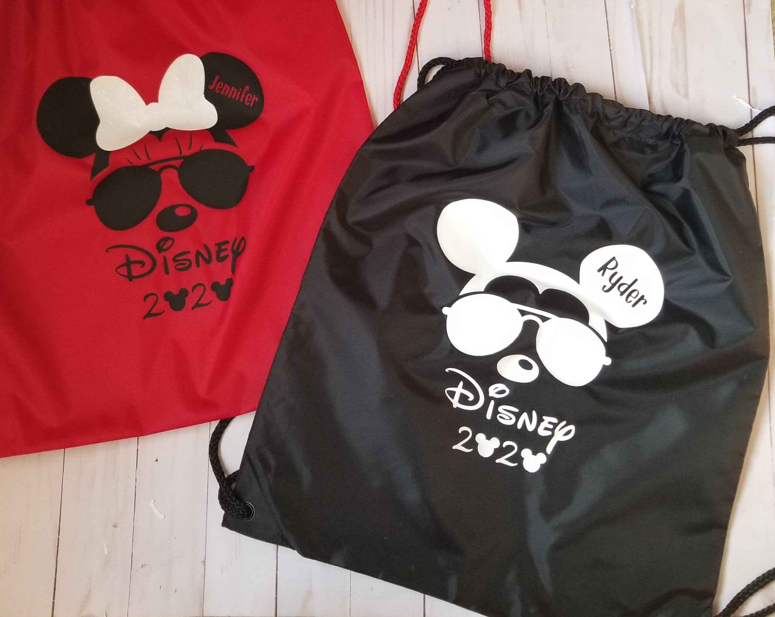 Disney Personalized Drawstring Bags Disney 2021 Disney Etsy