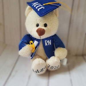 Custom Graduation Bear, Graduation 2024, Graduation Gifts, Graduation Keepsake, Gifts for Grads, Preschool Graduation, Grad Bear, Pre-k Grad Bild 8