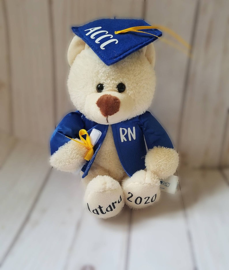 Custom Graduation Bear, Graduation 2024, Graduation Gifts, Graduation Keepsake, Gifts for Grads, Preschool Graduation, Grad Bear, Pre-k Grad Bild 8