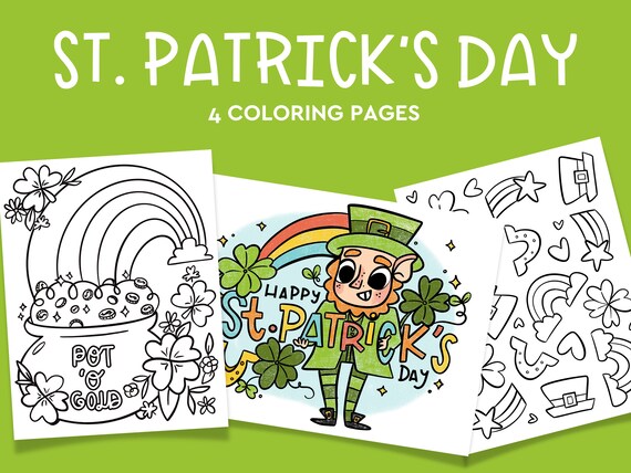 St. Patrick's Day, Coloring for Kids