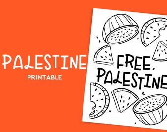 Wspieraj Palestynę, Zawieszenie broni, Kolorowanka Wolna Gaza, Do Wydruku
