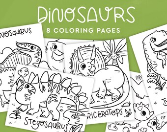 Dinosaur Coloring Pages, Coloring for Kids, Printable