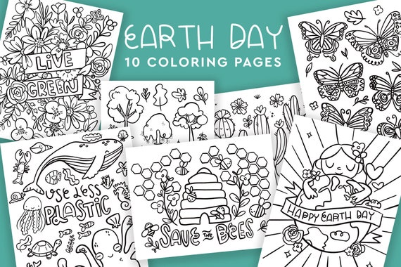 Earth Day Coloring Pages Coloring for Kids Printable