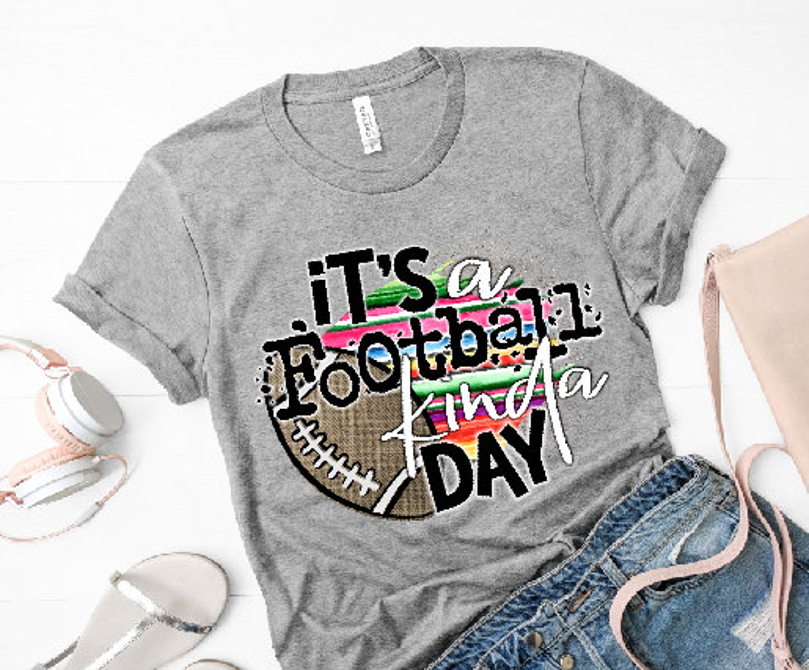 It's a Football Kinda Day HTV Transfer or Sublimation - Etsy