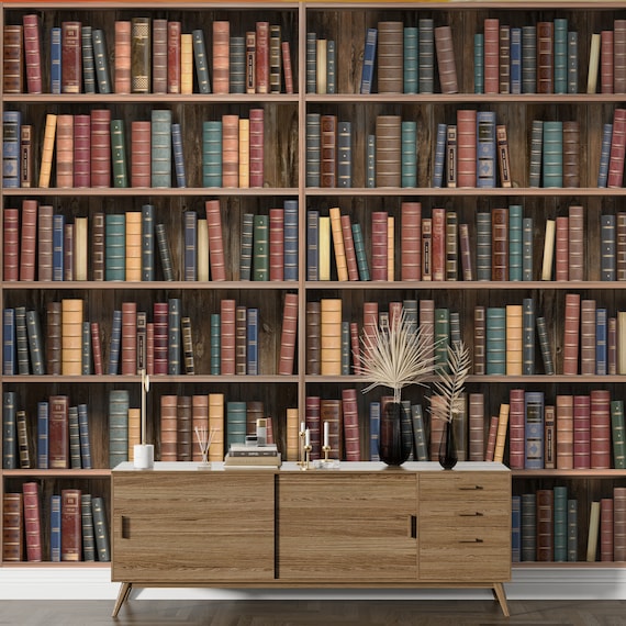 Temporary bookshelf wall discount