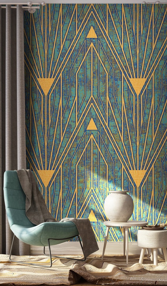 Custom Size Modern Simple Fashion Wallpaper Pattern Geometry - Etsy Custom Size Modern Simple Fashion Wallpaper Pattern Geometry - Etsy