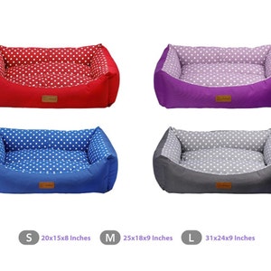 Dog Bed - Cat Bed, Pet Bed, Small Medium and Large Pet Bed, Fiber Filled and Breathable Pet Bed, Cat and Dog Bed Furniture