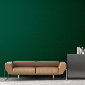 Elegant Deep Green Wall Mural – Smooth Textured Green Backdrop for Sophisticated Home or Office Wall Decor - Peel and Stick Wallpaper