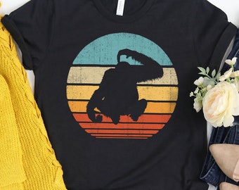 Retro-shirt orang-oetan zonsondergang / shirt orang-oetan / orang-oetancadeaus / cadeau voor orang-oetanliefhebber / aapontwerp / tanktop / hoodie