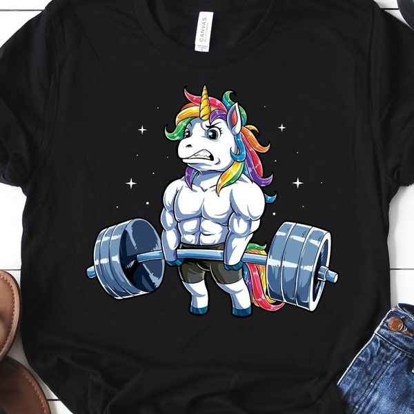 Unicorn Weightlifting Shirt / Unicorn Shirt / Unicorn Gifts / Gym Shirt / Workout Shirt / Fitness Shirt / Deadlift Shirt / Tank Top / Hoodie
