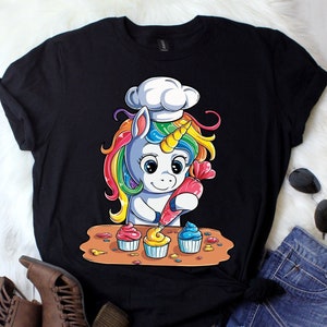 Unicorn Cupcake Shirt / Unicorns Gift / Rainbow Unicorn / Unicorn Squad / Pastry Lovers / Baking Lover / Cooking Tee / Tank Top / Hoodie