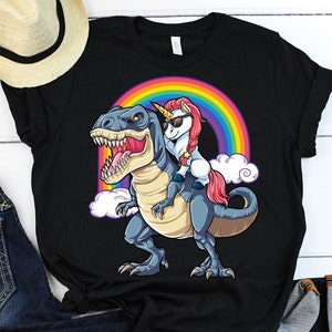 Unicorn Dinosaur T rex Shirt / Unicorn Shirt / Unicorn Gifts / Unicorns / Rainbow Unicorn / Unicorn Tshirt / Unicorn Tee / Tank Top / Hoodie