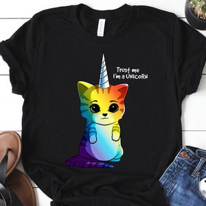Caticorn Cat Unicorn Shirt / Cat Shirt / Unicorn Gifts / Unicorns / Rainbow Unicorn / Unicorn Tee / Kitten Shirt / Tank Top / Hoodie