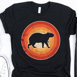 Capybara Sunset Retro Shirt / Capybara Shirt / Capybara Gifts / Gift for Capybara Lover / Capybara Design / Capybaras Print Tank Top Hoodie