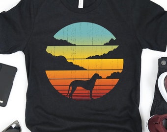 Rhodesian Ridgeback Sunset Retro Shirt / Rhodesian Ridgeback Shirt / Rhodesian Ridgeback Gifts / Ridgeback Lover / Tank Top / Hoodie