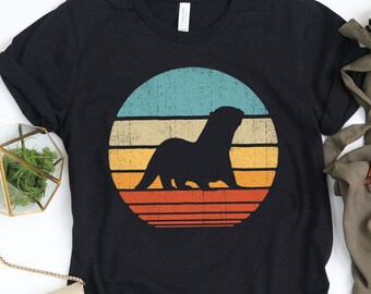 Otter Sunset Shirt / Otter Shirt / Otters Gifts / Retro Vintage / Otter Lover / Animal Lovers / Otter Print Art / Tank Top / Hoodie
