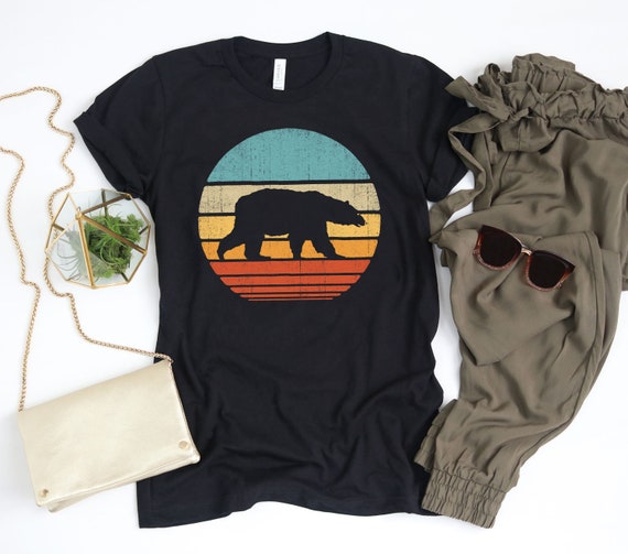 Polar Bear Sunset Shirt / Polar Bear Shirt / Polar Bears Gifts / Polar Bear Lover / Bear Design Tee / Retro Vintage / Tank Top / Hoodie