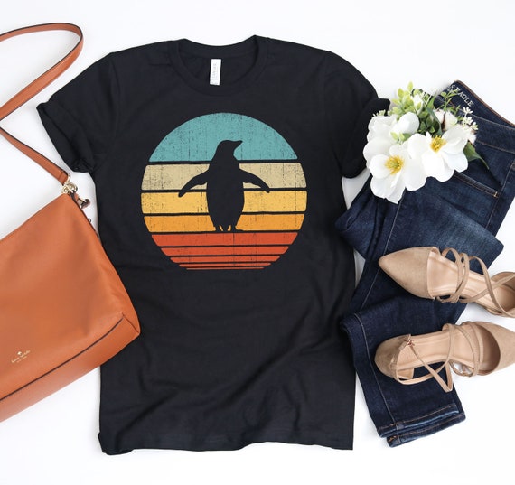 Penguin Sunset Shirt / Penguin Shirt 