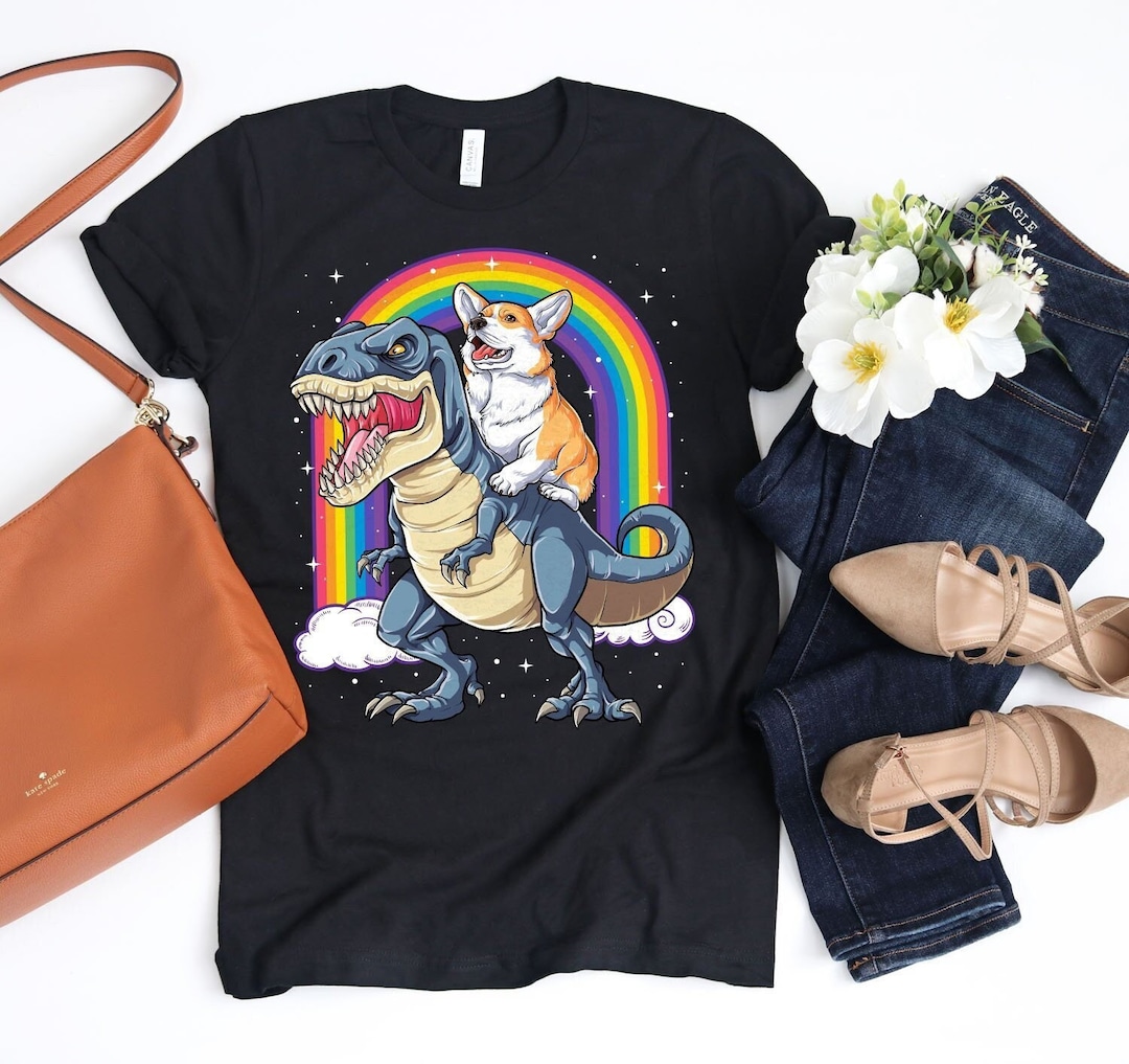 Corgi dinosaurus T-rex shirt / Corgi shirt / dinosaurus T-rex / Corgi Gifts  / grappige schattige Corgi's / Corgi minnaar cadeau / Tanktop hoodie - Etsy  België, image size:1080x1017