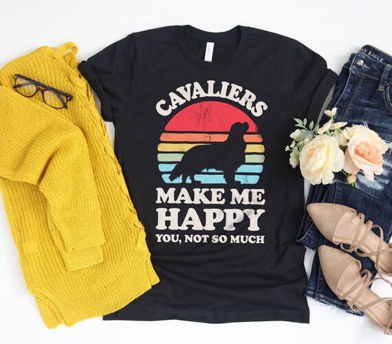 Cavalier King Charles Spaniel Vintage Style Gift T-Shirt Cavalier King Charles Spaniel Vintage Style Gift T-Shirt