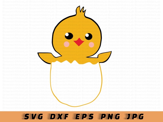 Newborn Little Chick Svg Kids Crafts Svg Files For Cricut Etsy