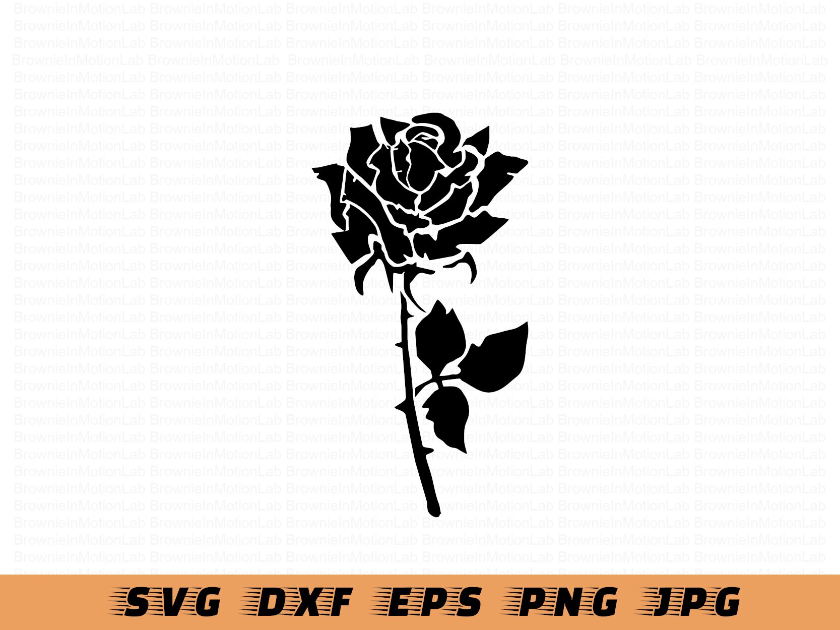 Download Rose Svg Dxf Valentines Day Svg Rose Silhouette Svg Files Etsy