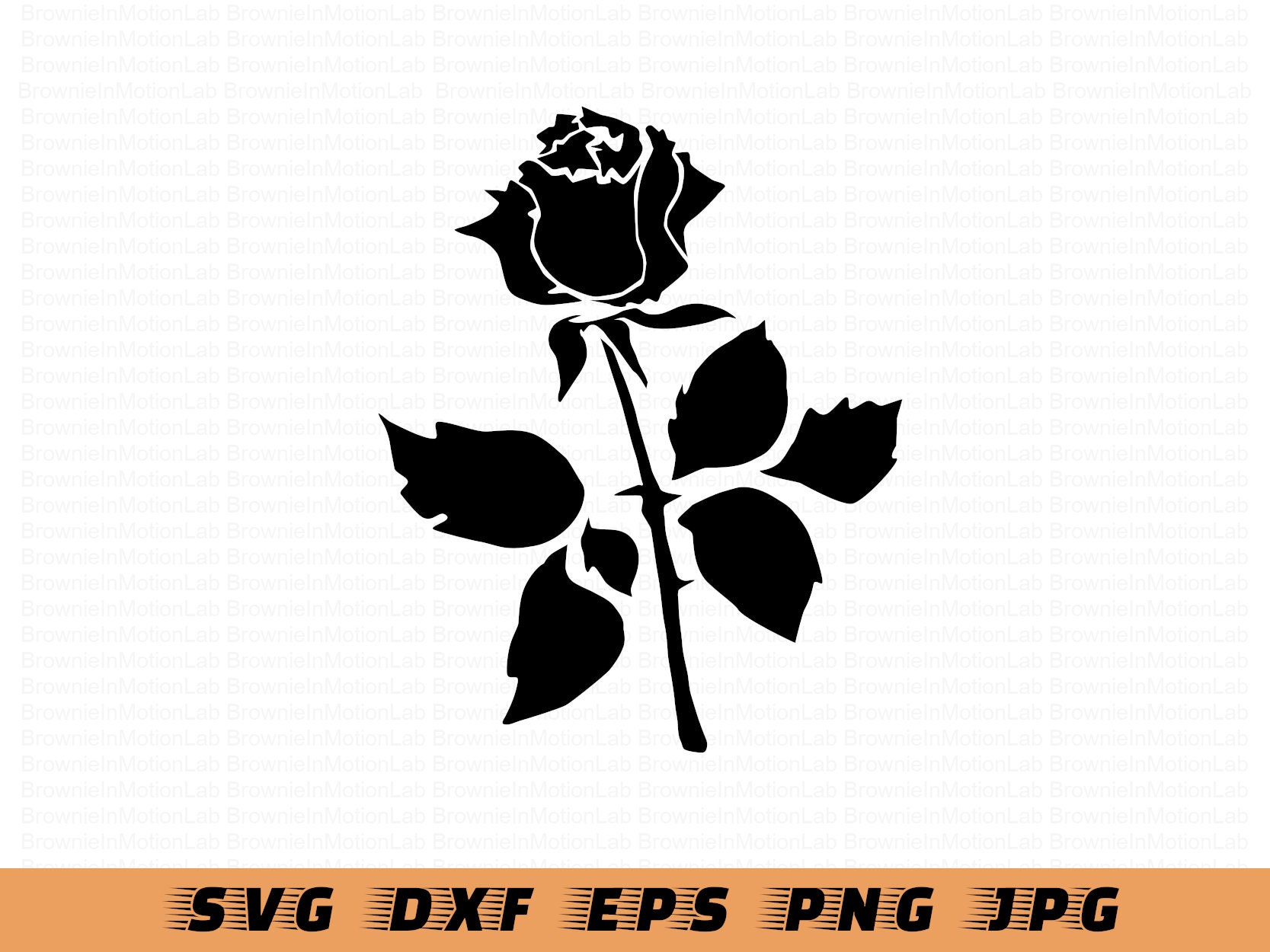 Download Rose Svg Dxf Valentines Day Svg Rose Silhouette Svg Files Etsy