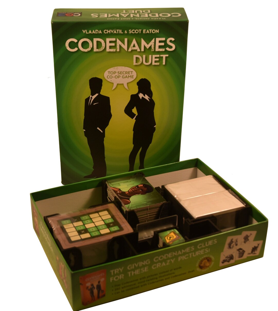 Codenames Duet Insert (game Not Included) - Etsy