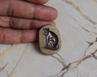 Vintage Die SUN Pendent Making Brass Hand Casting Jewelry Mold Stamp Seal