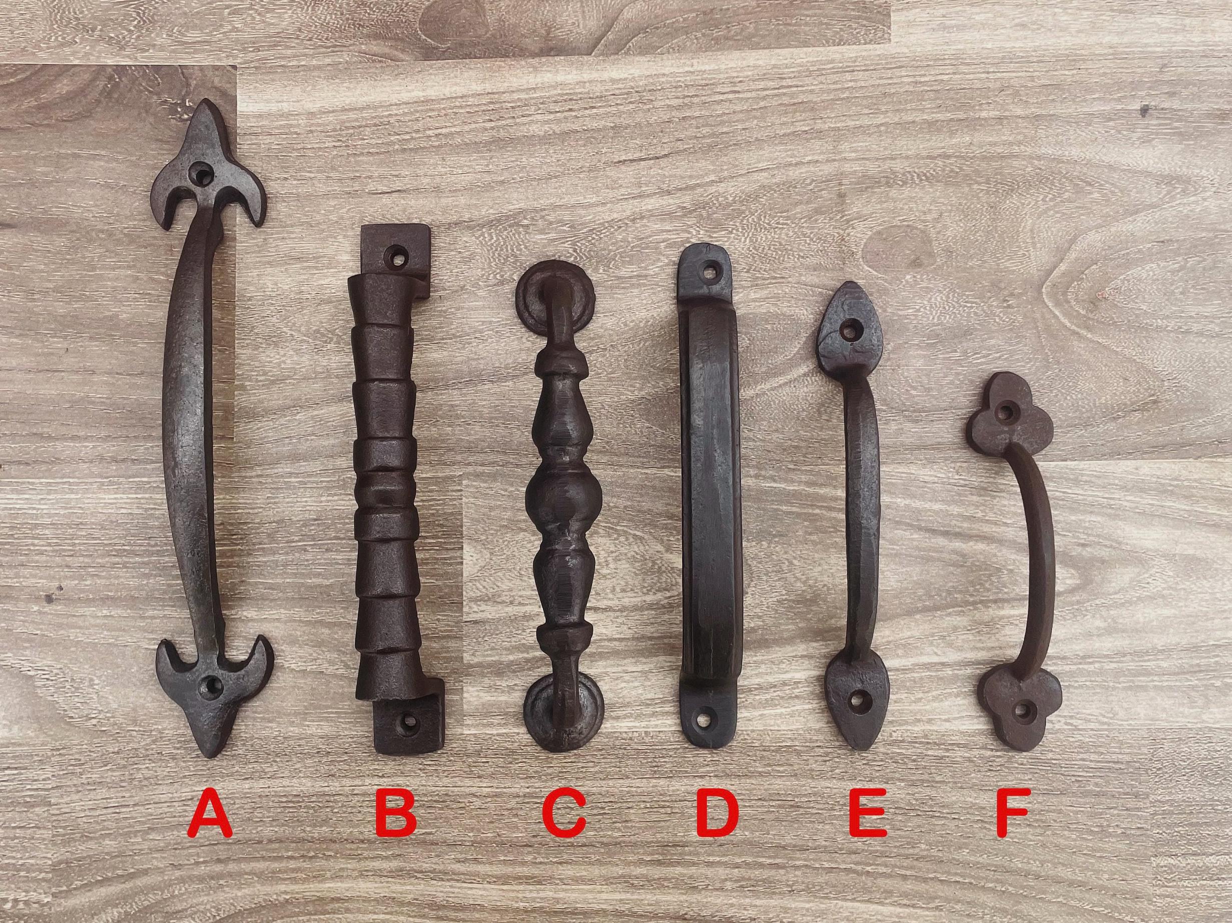 Gietijzeren handvat Victoriaanse antieke deur Gate handvat Kledingkast handgrepen Knop Pull Keuken cottage deurklink