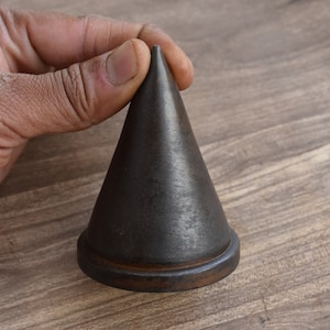 Vintage silversmith blacksmith hardy Cone handmade mini Iron anvil tool