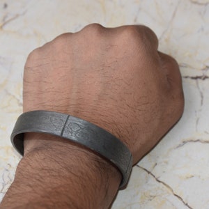 Rare Damascus Bracelet Hand Forged Damasteel Bracelets Men women Cuff Bracelet