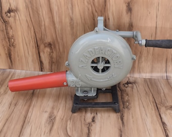 Vintage Blacksmith Vintage Style Aluminium Hand Blower Crank Forge Air Blower NO. 25